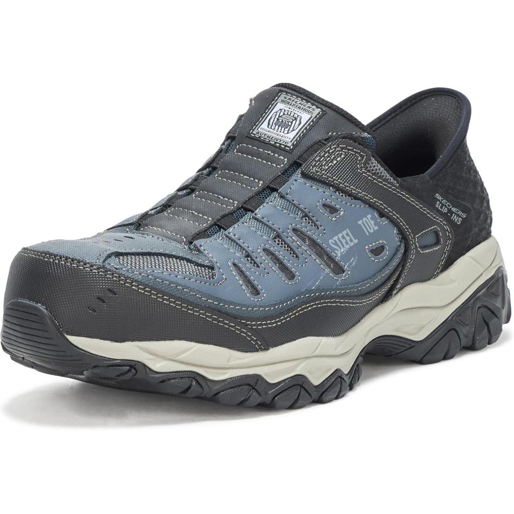 imageSkechers Mens Hands Free Slipin Cankton Faison ShoesNavyGrey