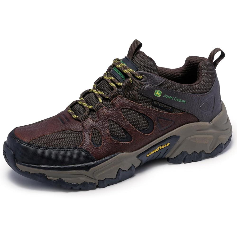 imageSkechers Mens John Deere Terraform Dunlow Hiking ShoeDark Brown