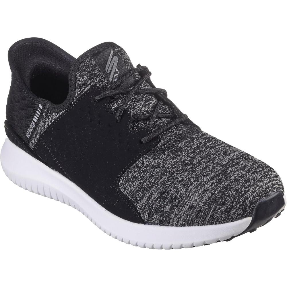 imageSkechers Mens Max 2 Rover Relaxed Fit Slipin Golf Shoe SneakerBlackWhite