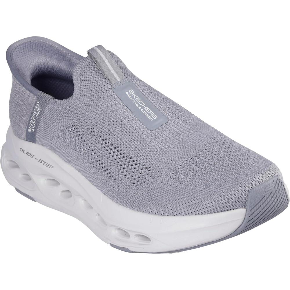 imageSkechers Mens Max Cushioning Glide Step Euclid Hands Free Slipins SneakerGrey