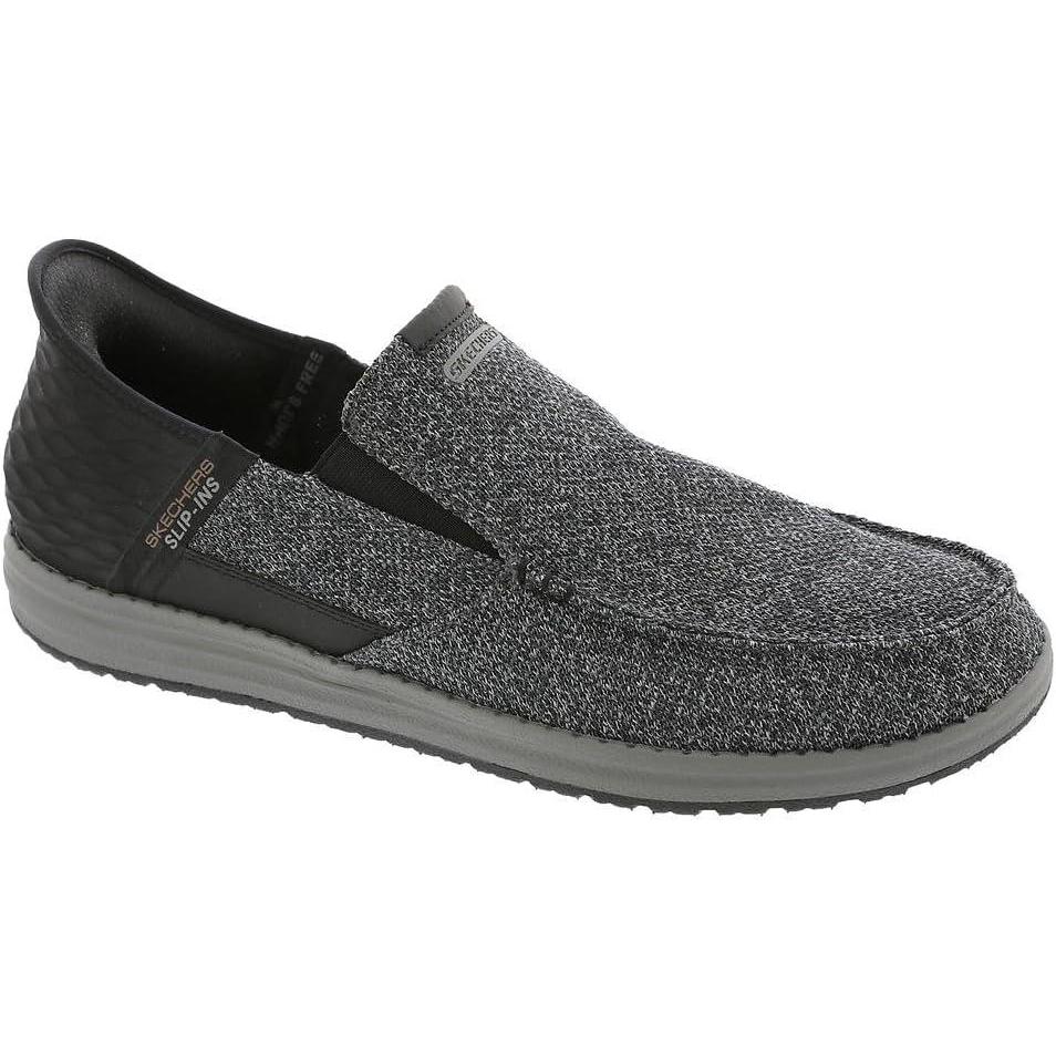 imageSkechers Mens MelsonBentin 210596 Moc Toe Casual SlipInsBlack