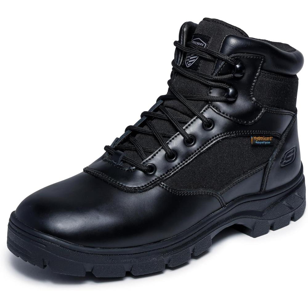 imageSkechers Mens New WascanaBenen Military and Tactical BootBlack