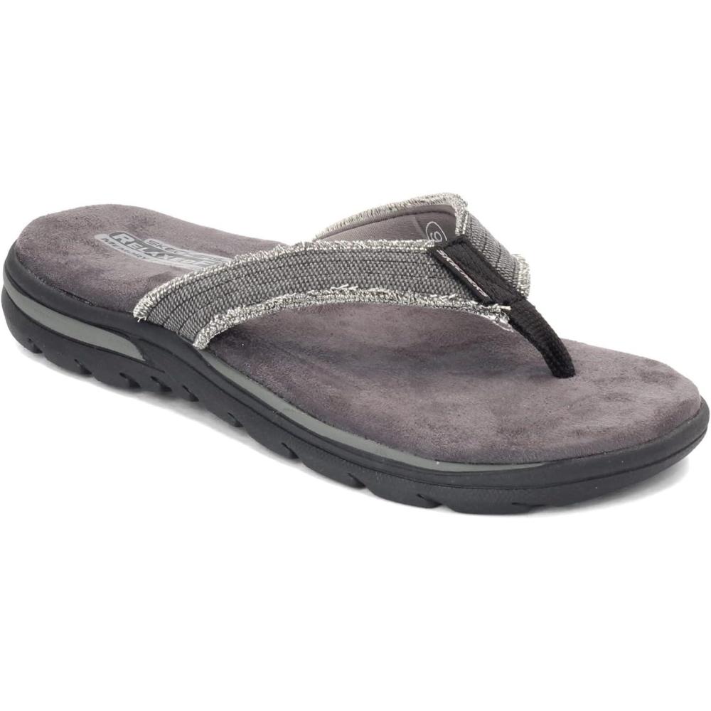 imageSkechers Mens Relaxed Fit Supreme Bosnia SandalBlack