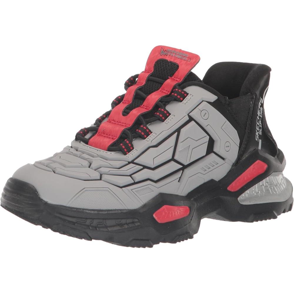 imageSkechers Mens SkechBotsorbitron SneakerGreyBlack