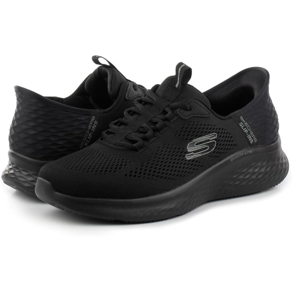 imageSkechers Mens Skechlite Pro Primebase Hands Free Slipin SneakerBlack