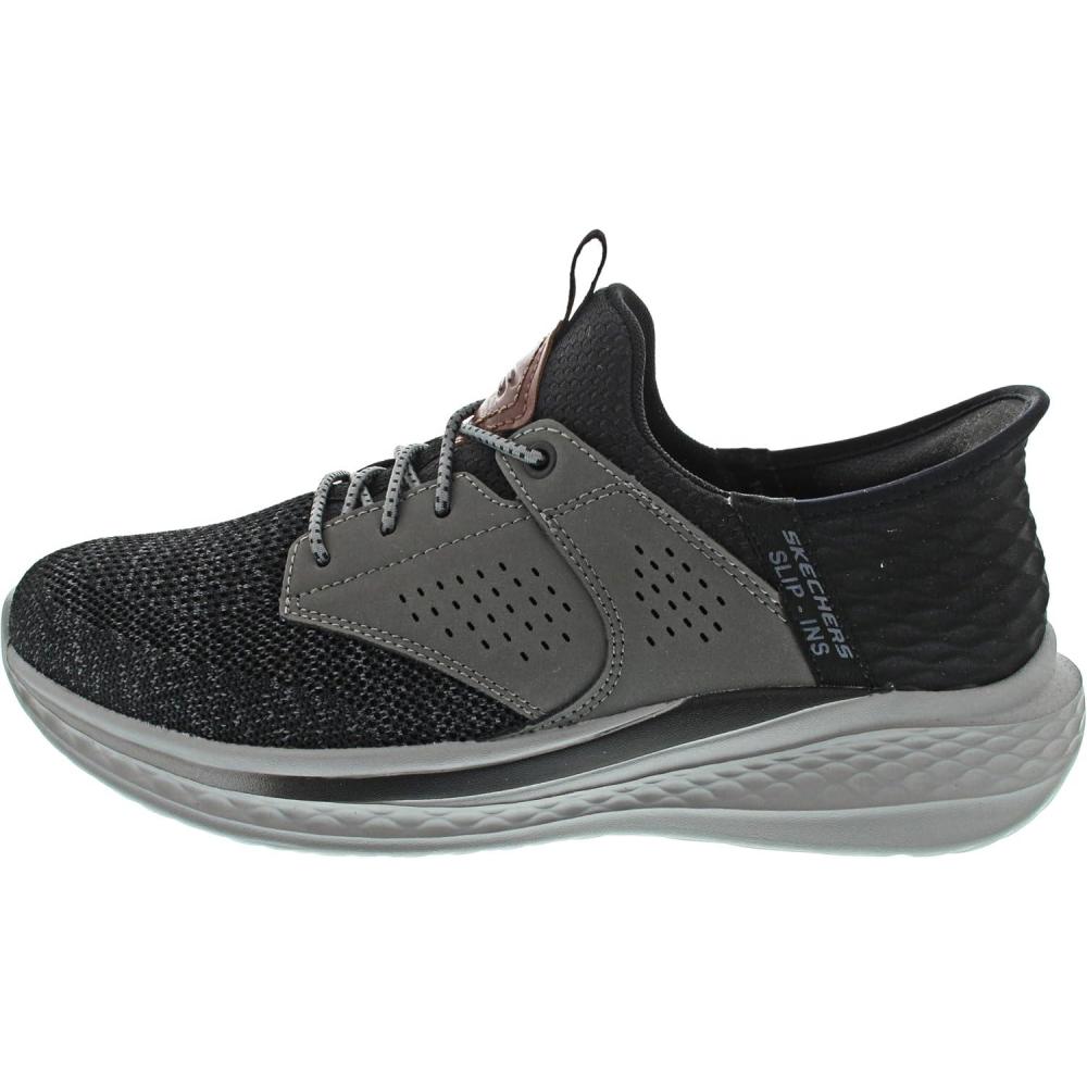 imageSkechers Mens SladeCaster SneakerBlackGrey