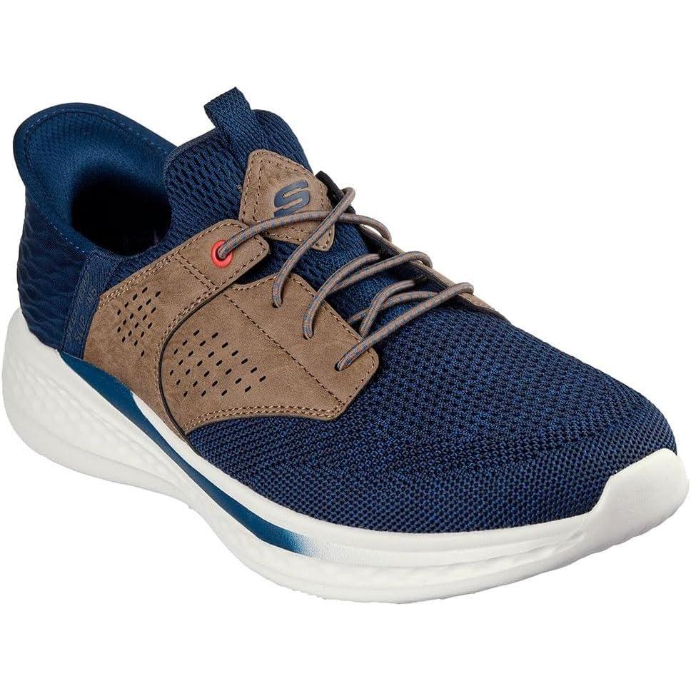 imageSkechers Mens SladeCaster SneakerNavyTan