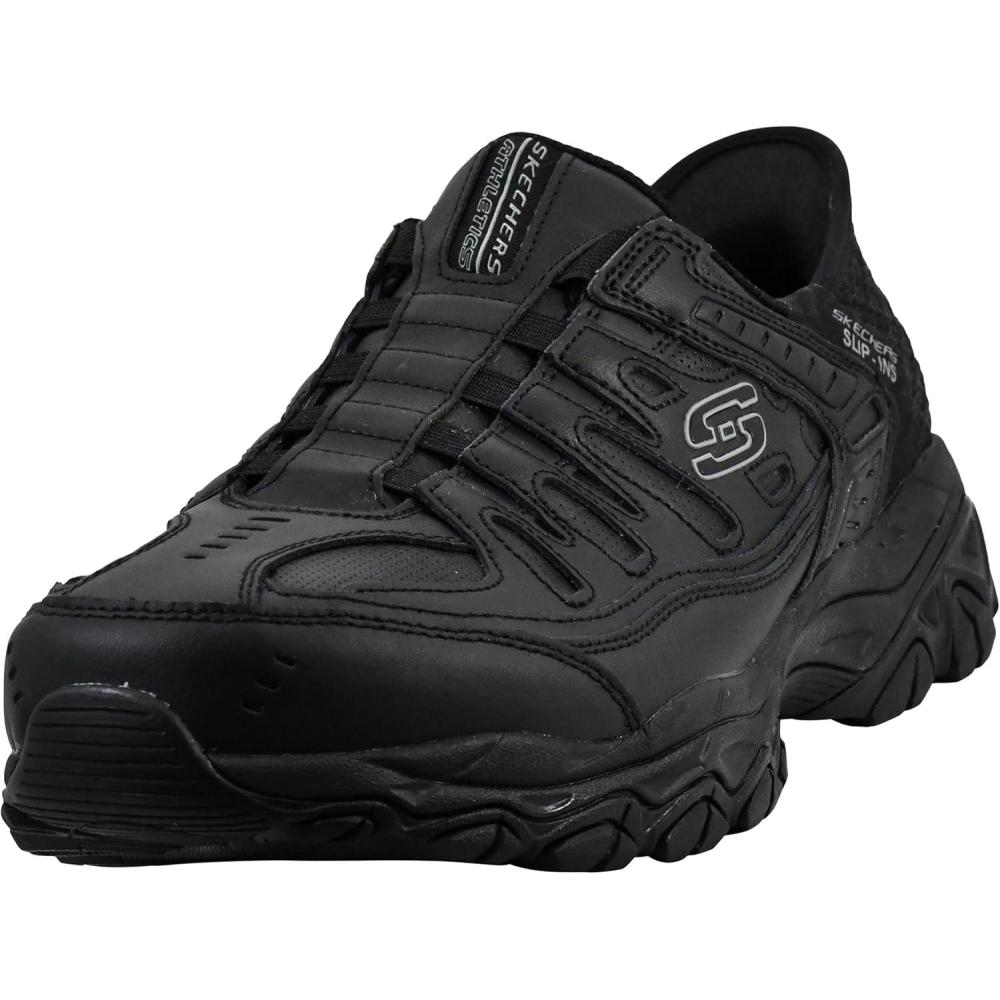 imageSkechers Mens Slipins After Burn  Grill Captain SneakerBlackBlack