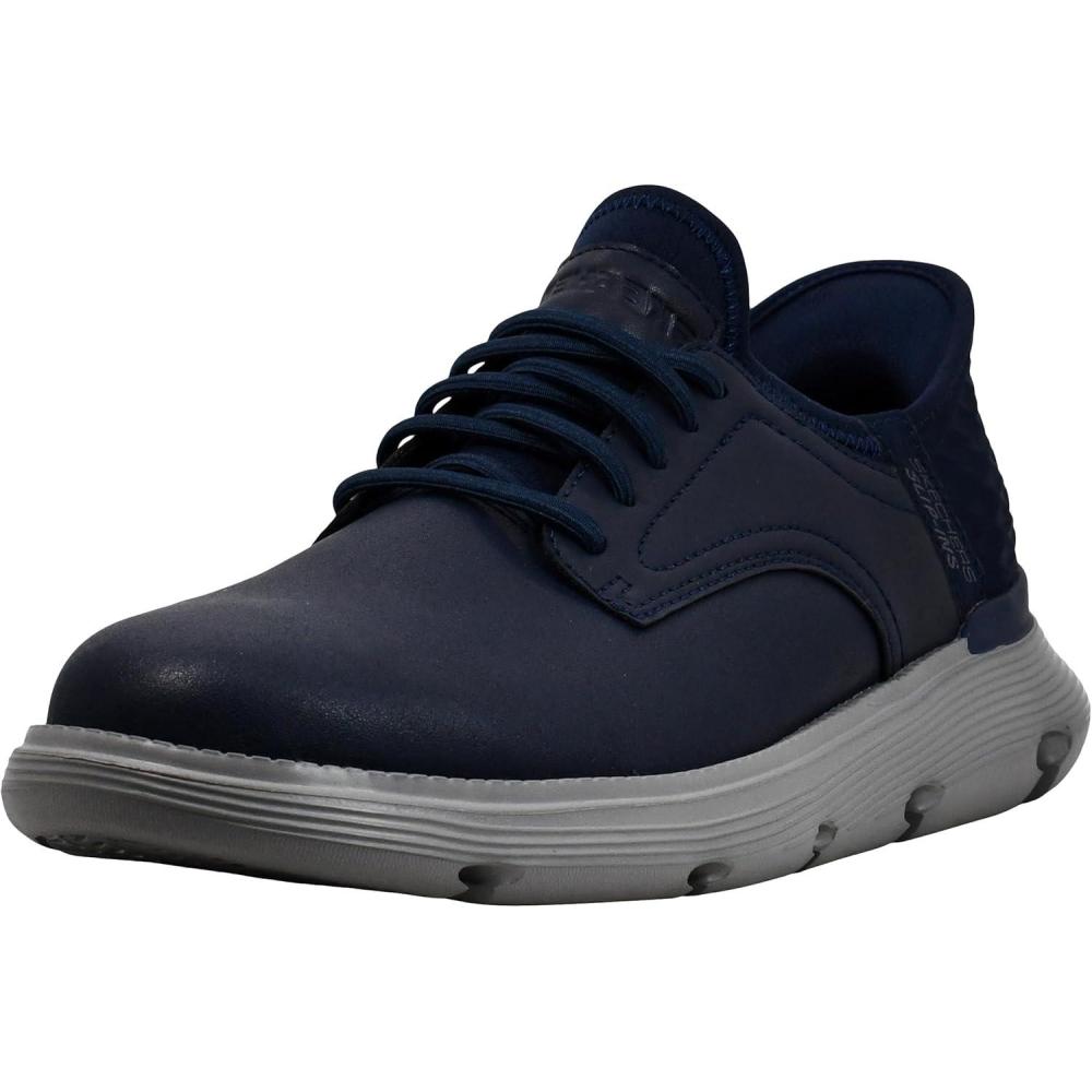imageSkechers Mens Slipins GarzaGervin Casual Slipon Shoes MoccasinNavy