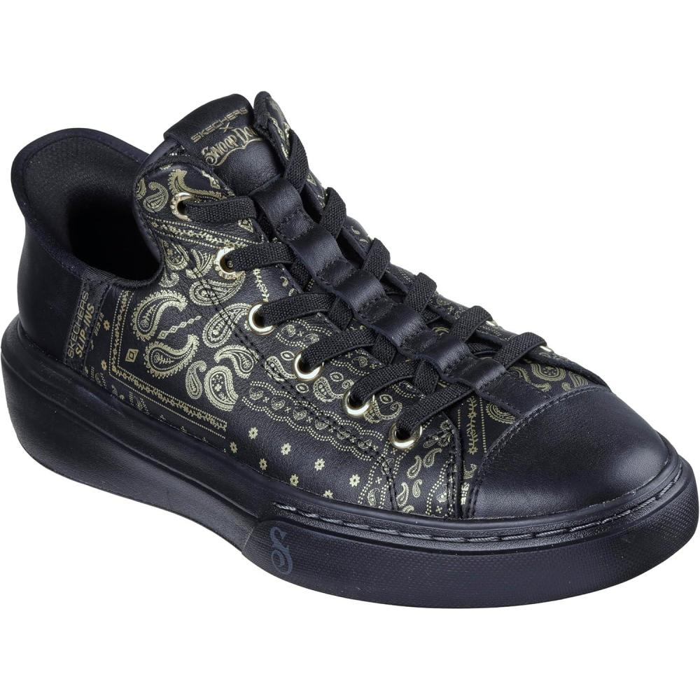 imageSkechers Mens Snoop Dogg Snoop ONEDouble G Hands Free SlipIns SneakerBlackGold