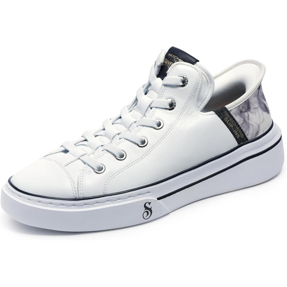 imageSkechers Mens Snoop DoggSnoop OneOg Hands Free Slipins SneakerWhiteBlack