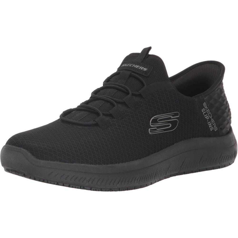 imageSkechers Mens Summits Colsin Sr Hands Free SlipIns Work ShoeBlack