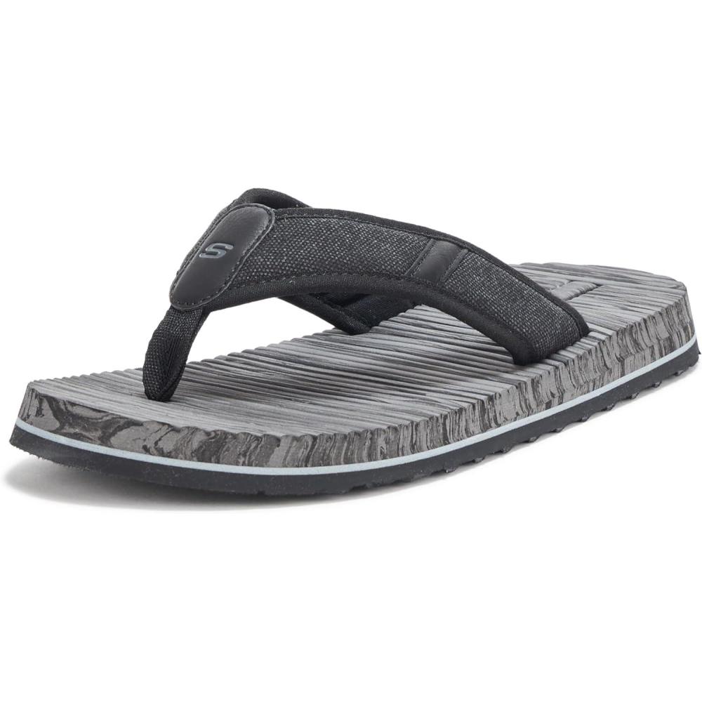 imageSkechers Mens TantricRafe Thong SandalBlack
