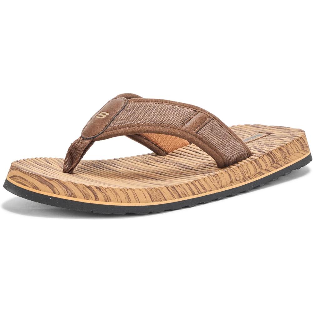 imageSkechers Mens TantricRafe Thong SandalBrn