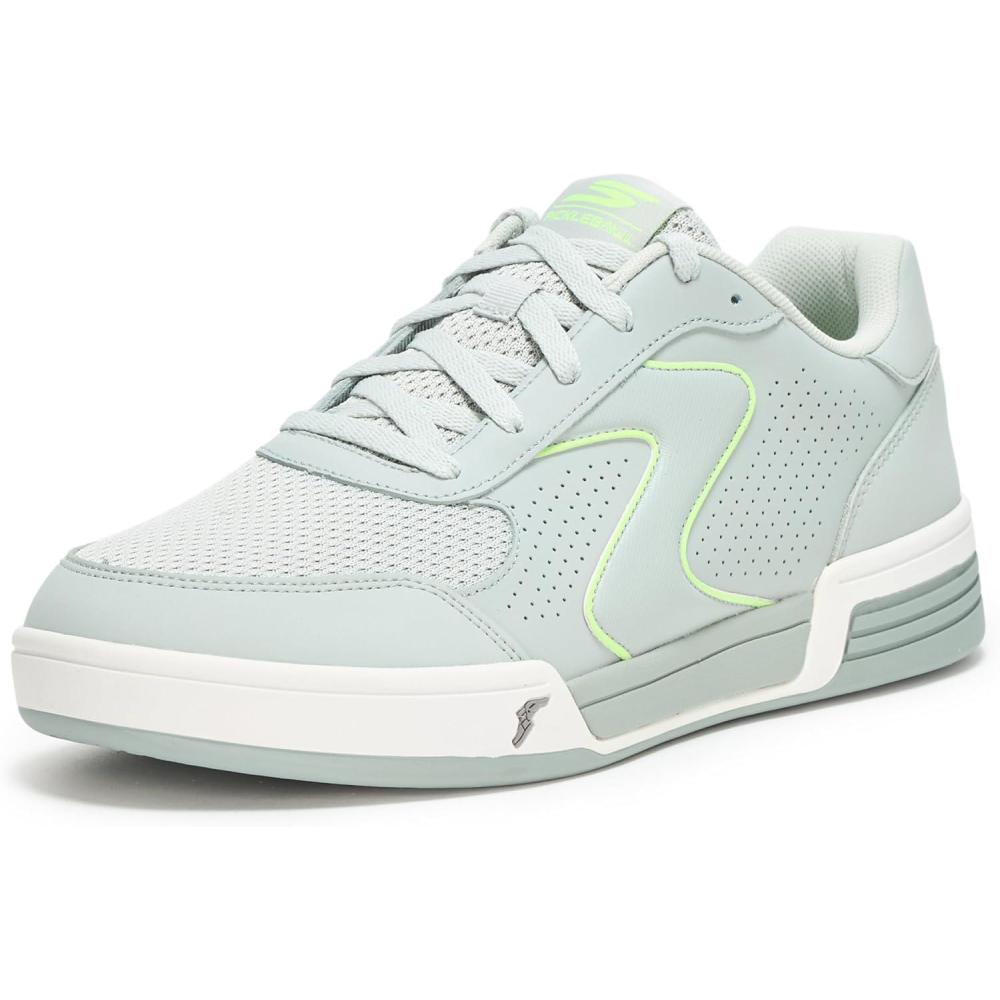 imageSkechers Mens Viper Court Classic SneakerGrayLime