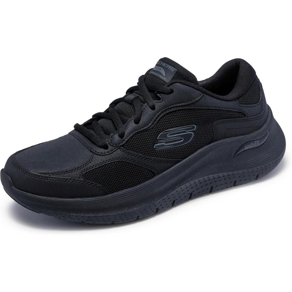 imageSkechers Mens Work Arch Fit 20 Lace Up Food Service ShoeBlack