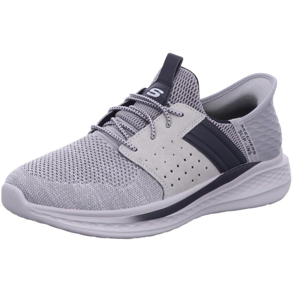 imageSkechers USA Mens SladeOcon 210811 Knitted Bungee Lace SlipInsGrey