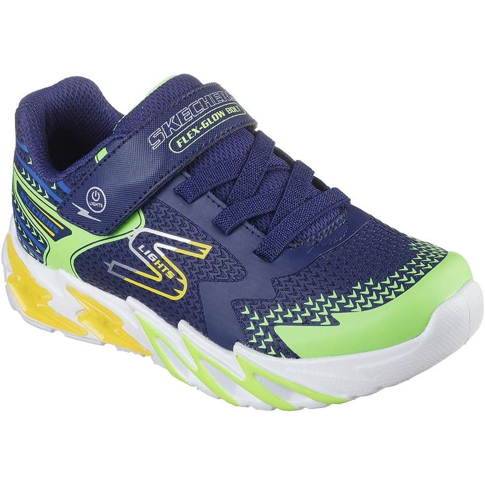 imageSkechers UnisexChild FlexGlow Bolt SneakerNavyMulti
