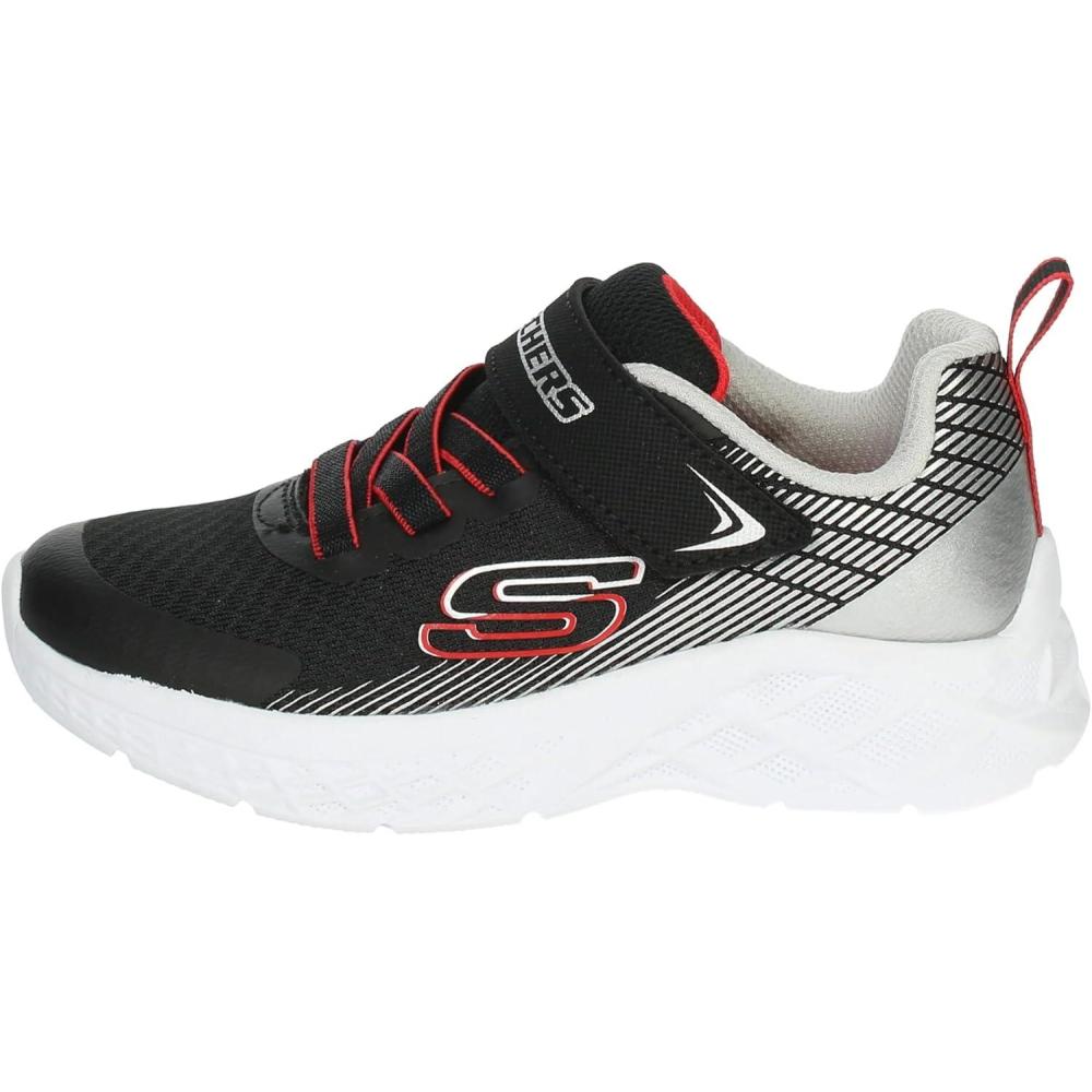 imageSkechers UnisexChild Microspec IiZovrix SneakerBlackSilver