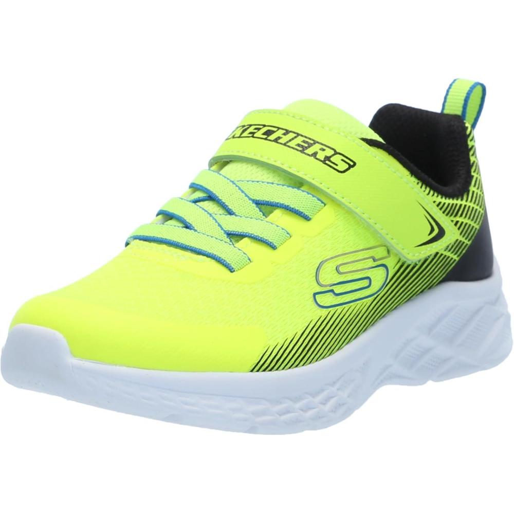 imageSkechers UnisexChild Microspec IiZovrix SneakerYellowBlack