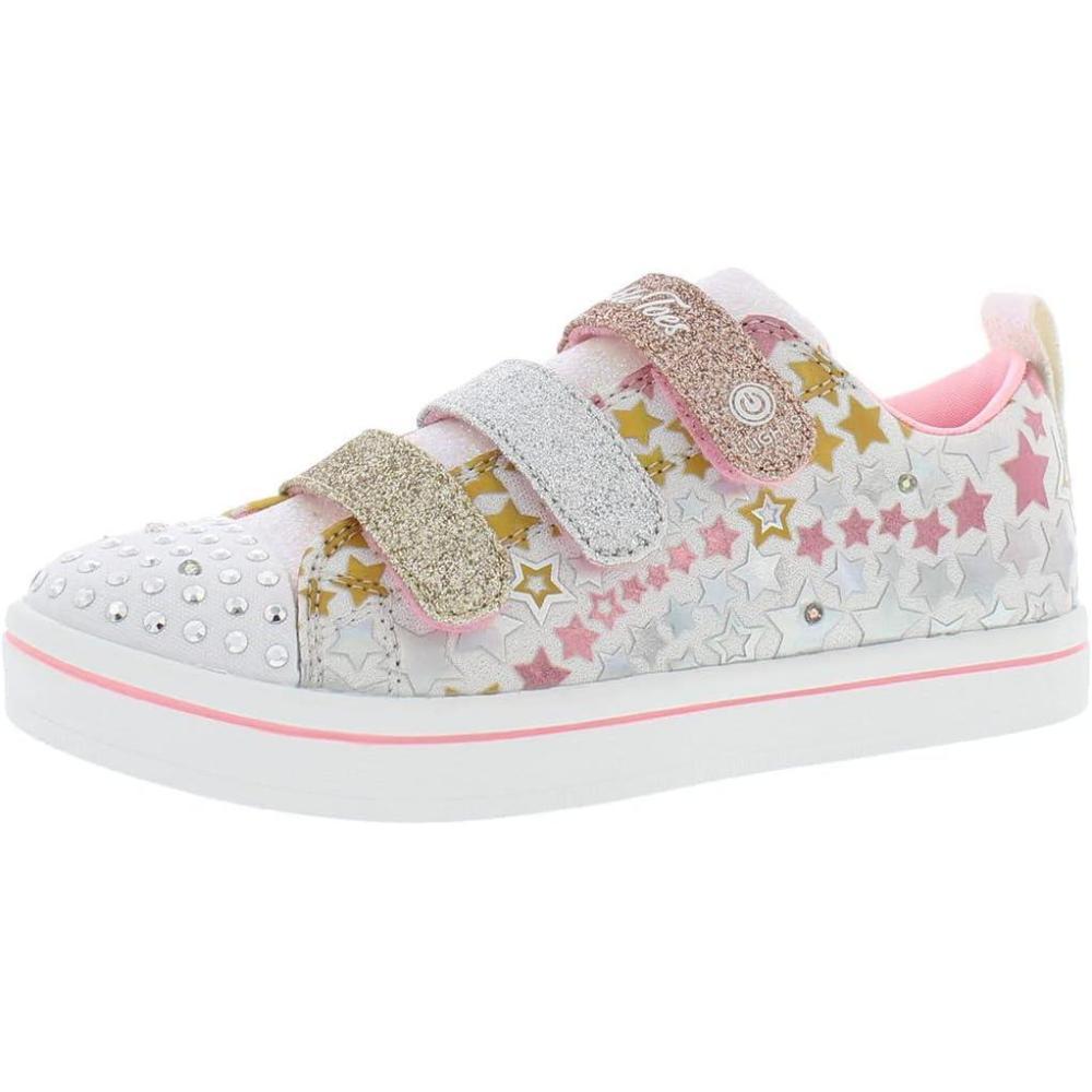 imageSkechers UnisexChild Twinkle Toes Sparkle LiteUnicorn Craze SneakerWhiteMultiwhite
