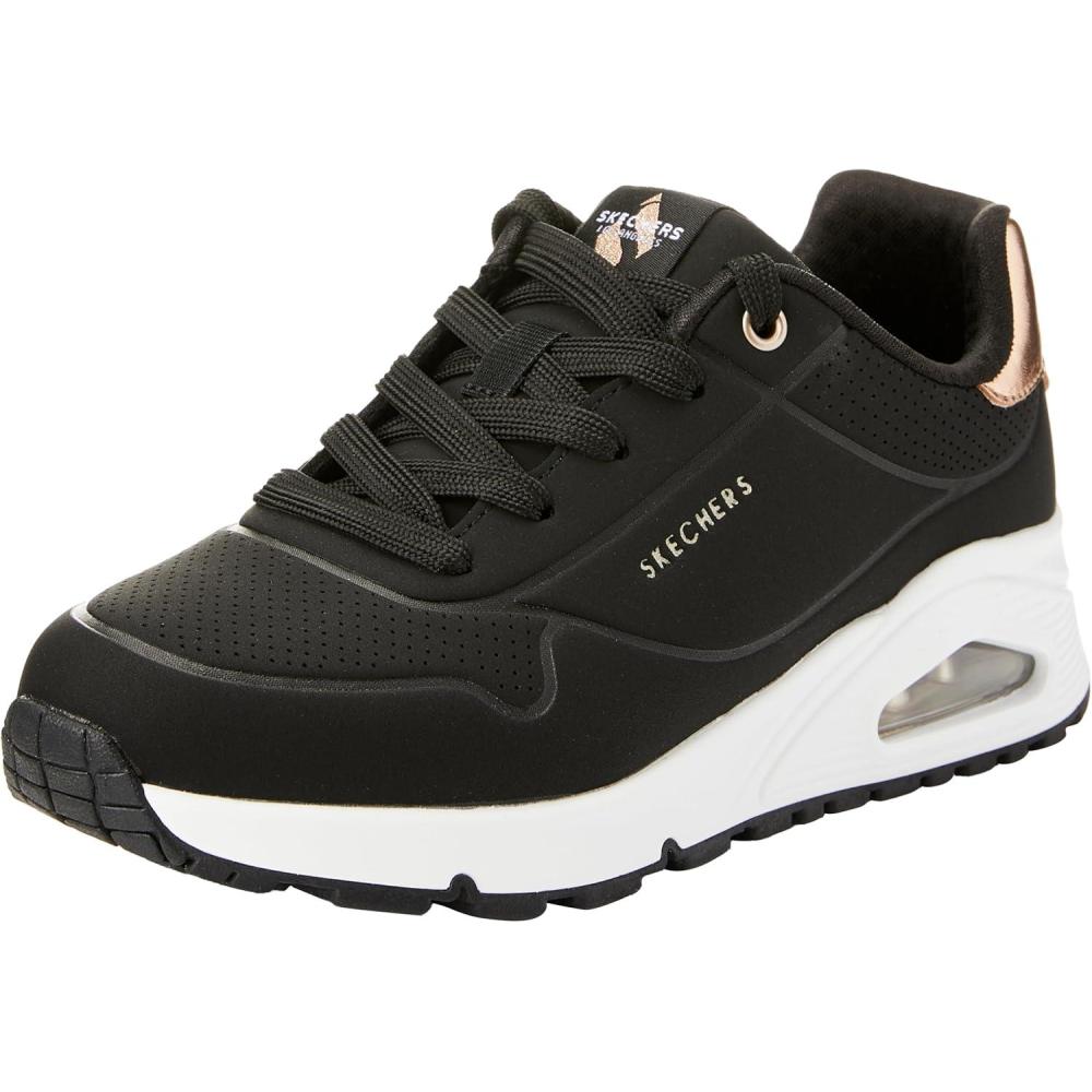 imageSkechers UnisexChild Uno Gen1Shimmer Away SneakerBlack