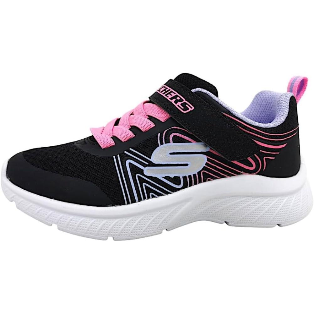 imageSkechers Unisexchild Microspec Plus  Swirl Sweet SneakerBlackMulti