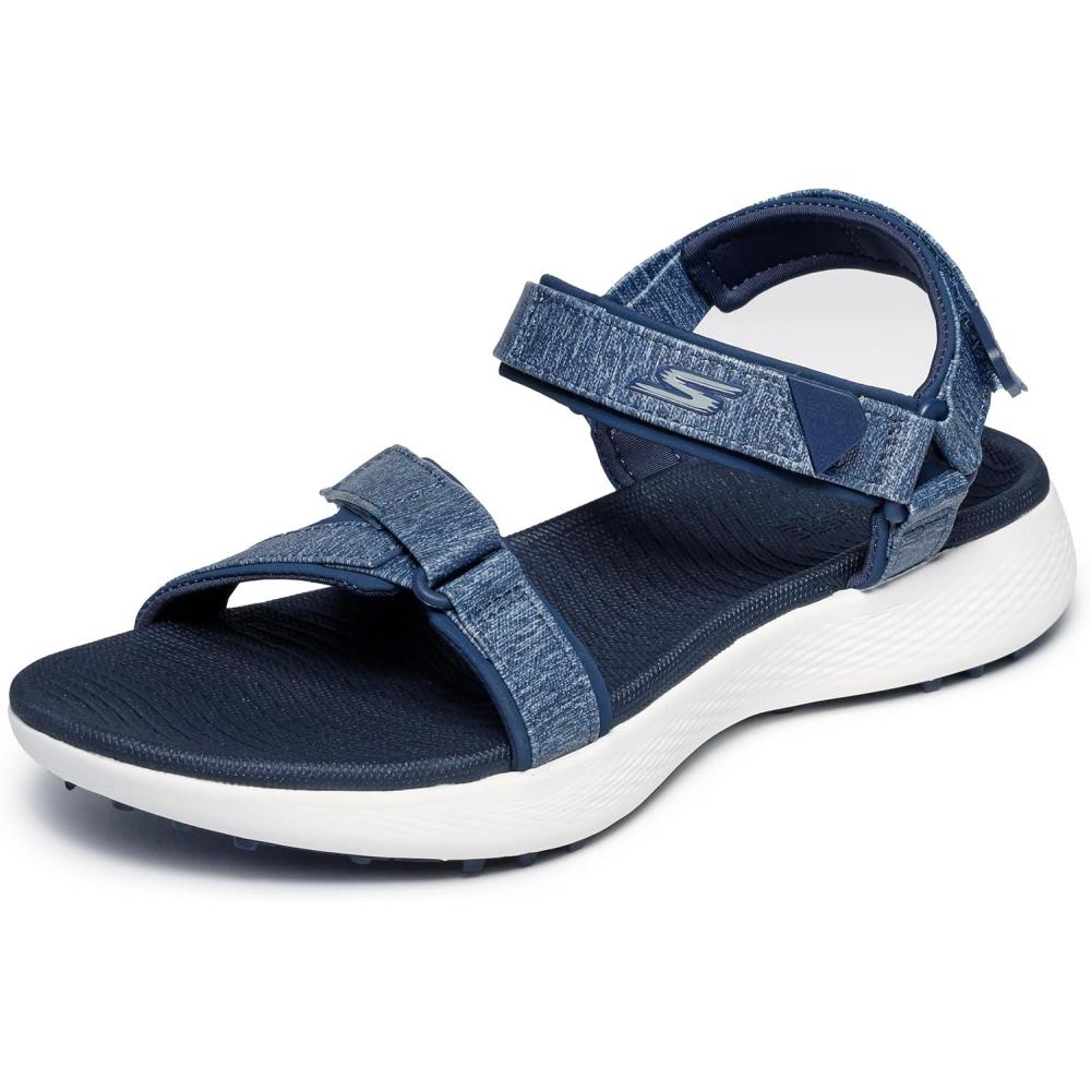 imageSkechers Womens 600 Spikeless Golf SandalNavyWhite