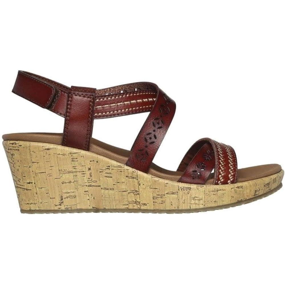 imageSkechers Womens Beverlee Delicate Glow SandalChocolate