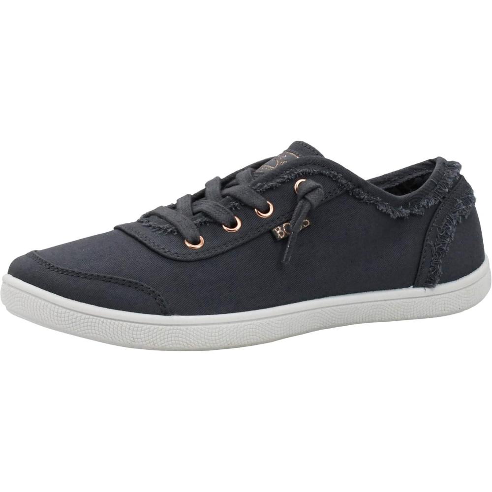 imageSkechers Womens Bobs B Cute Sneaker  Memory Foam Flexible Outsole Lightweight Vegan ShoesCharcoal
