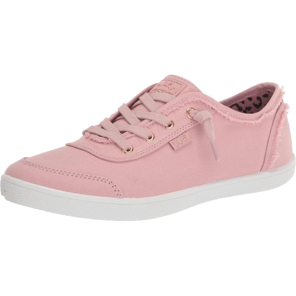 imageSkechers Womens Bobs B Cute Sneaker  Memory Foam Flexible Outsole Lightweight Vegan ShoesRose