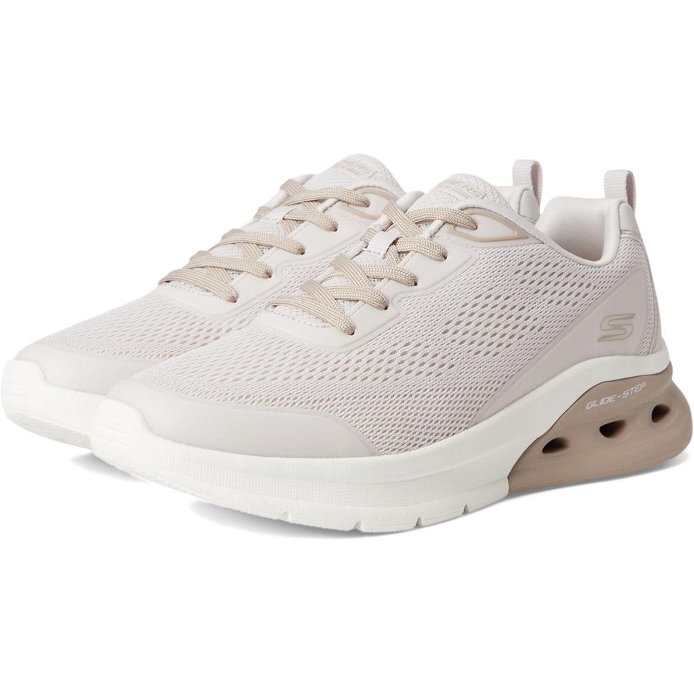 imageSkechers Womens Bobs Glide Step Arc Waves 20Now in SneakerTan