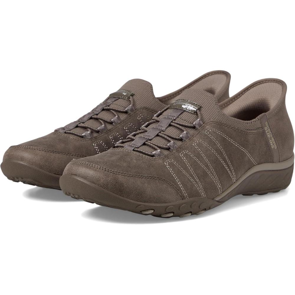 imageSkechers Womens Breathe EasyHome Body SneakerDark Taupe