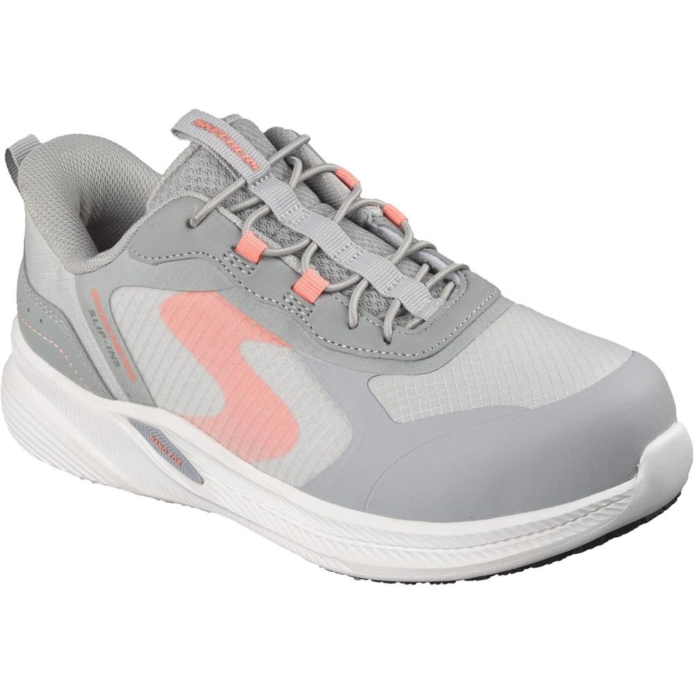 imageSkechers Womens Bungee Lace Athletic Hands Free Slipins Carbix Industrial ShoeGycl