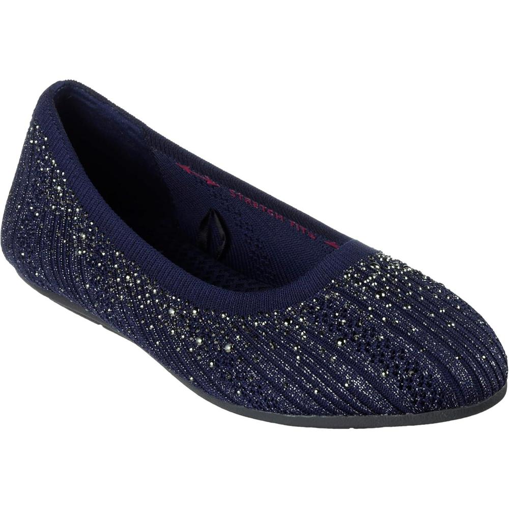 imageSkechers Womens Cleo 20 Glitzy Daze FlatsNavy