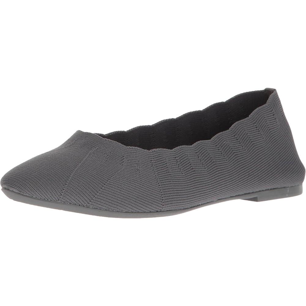 imageSkechers Womens Cleo Bewitch Ballet FlatCharcoal