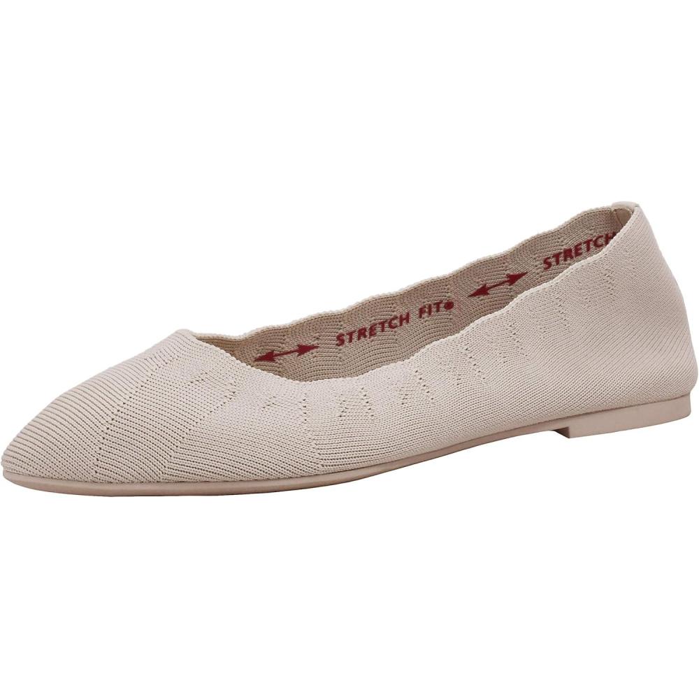 imageSkechers Womens Cleo Bewitch Ballet FlatNatural