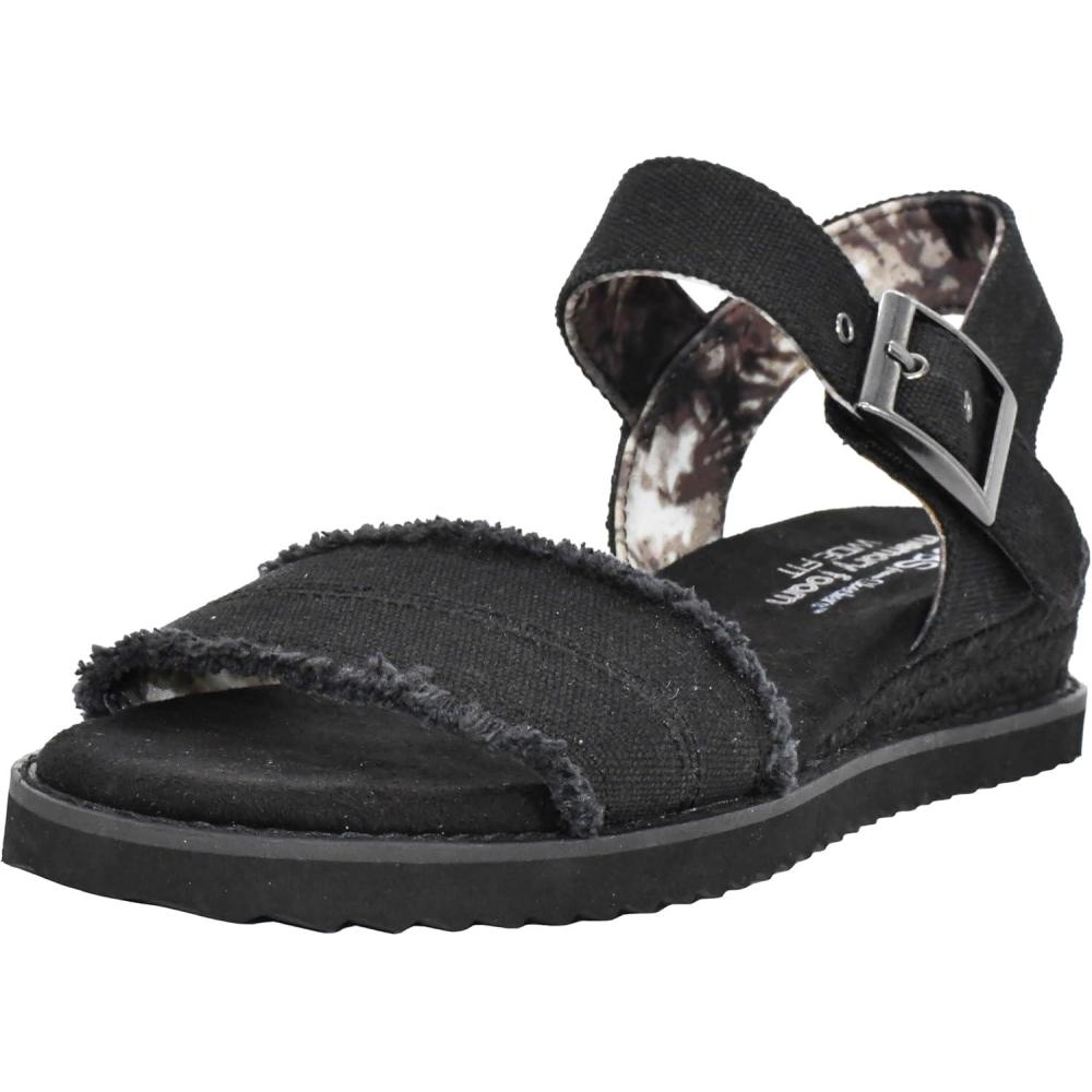 imageSkechers Womens Desert KissAdobe Princess SandalBlackBlack