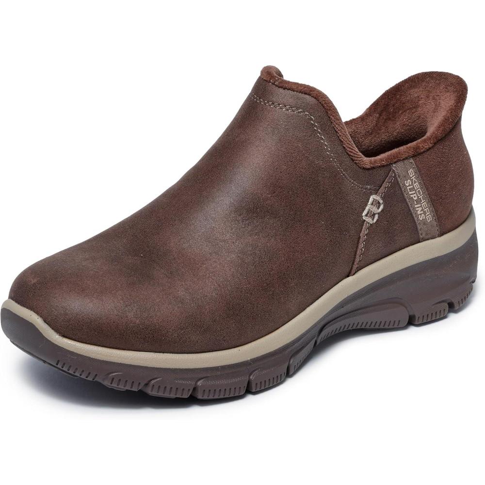 imageSkechers Womens Easy GoingModern HourHands Free Slipins Ankle BootChocolate