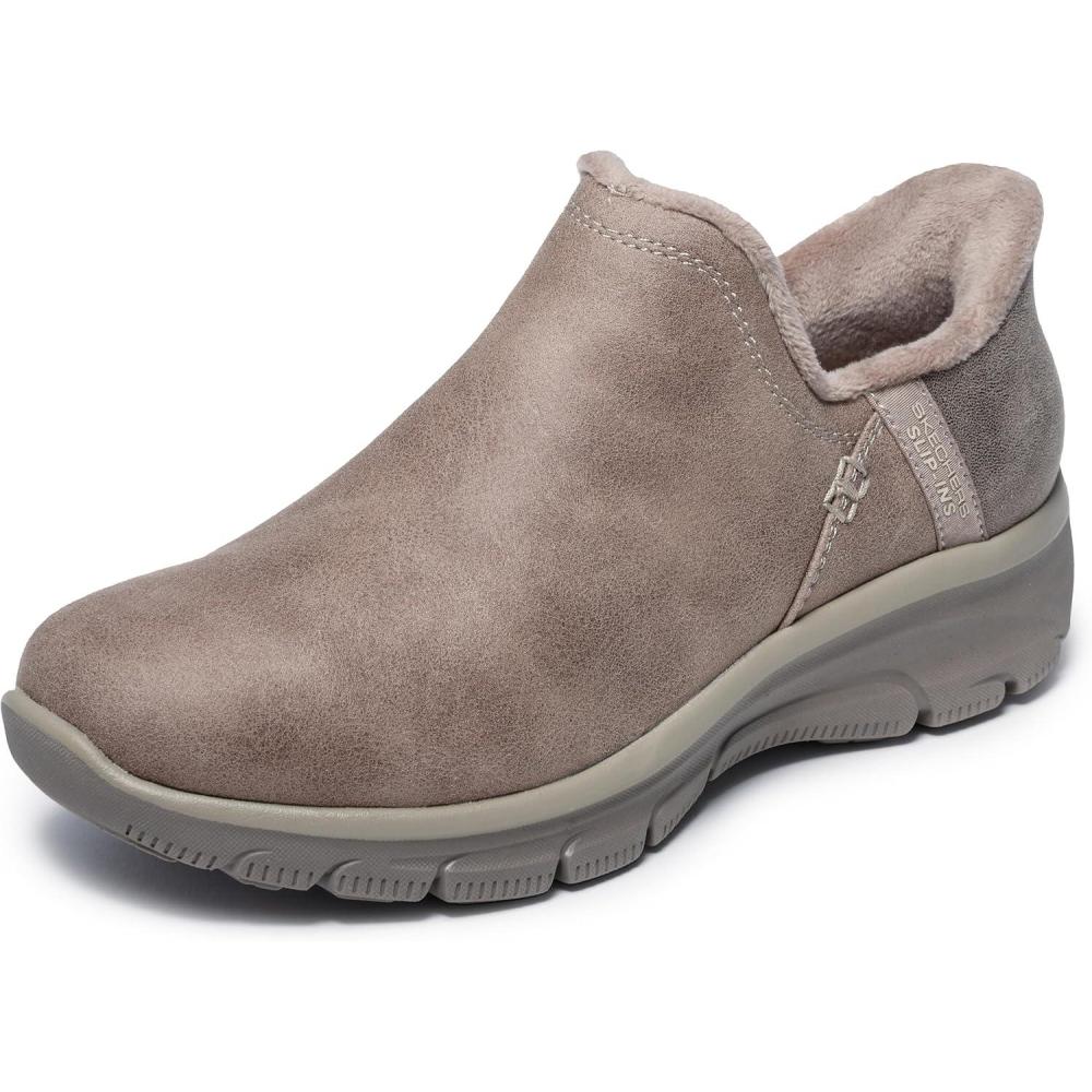 imageSkechers Womens Easy GoingModern HourHands Free Slipins Ankle BootTaupe