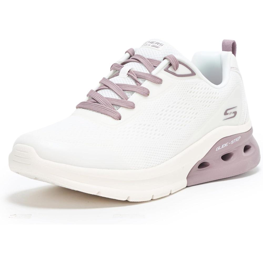 imageSkechers Womens Glide Step Arc Waves 20Now in SneakerWhite