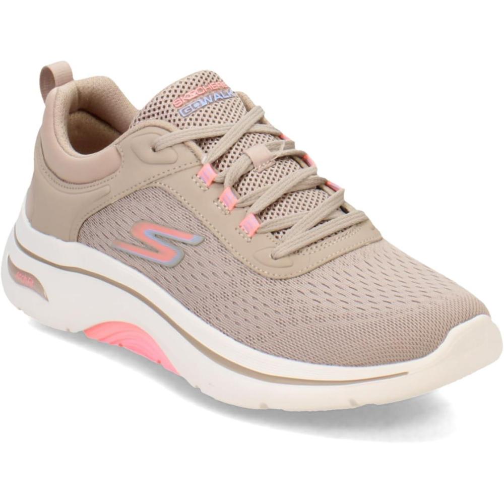 imageSkechers Womens Go Walk Arch Fit 20 Balin SneakerTaupeMulti