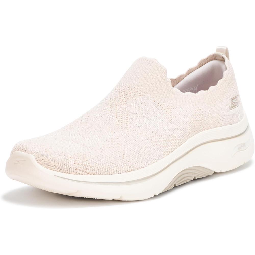imageSkechers Womens Go Walk Arch Fit 20 Rosa Linda SneakerNatural