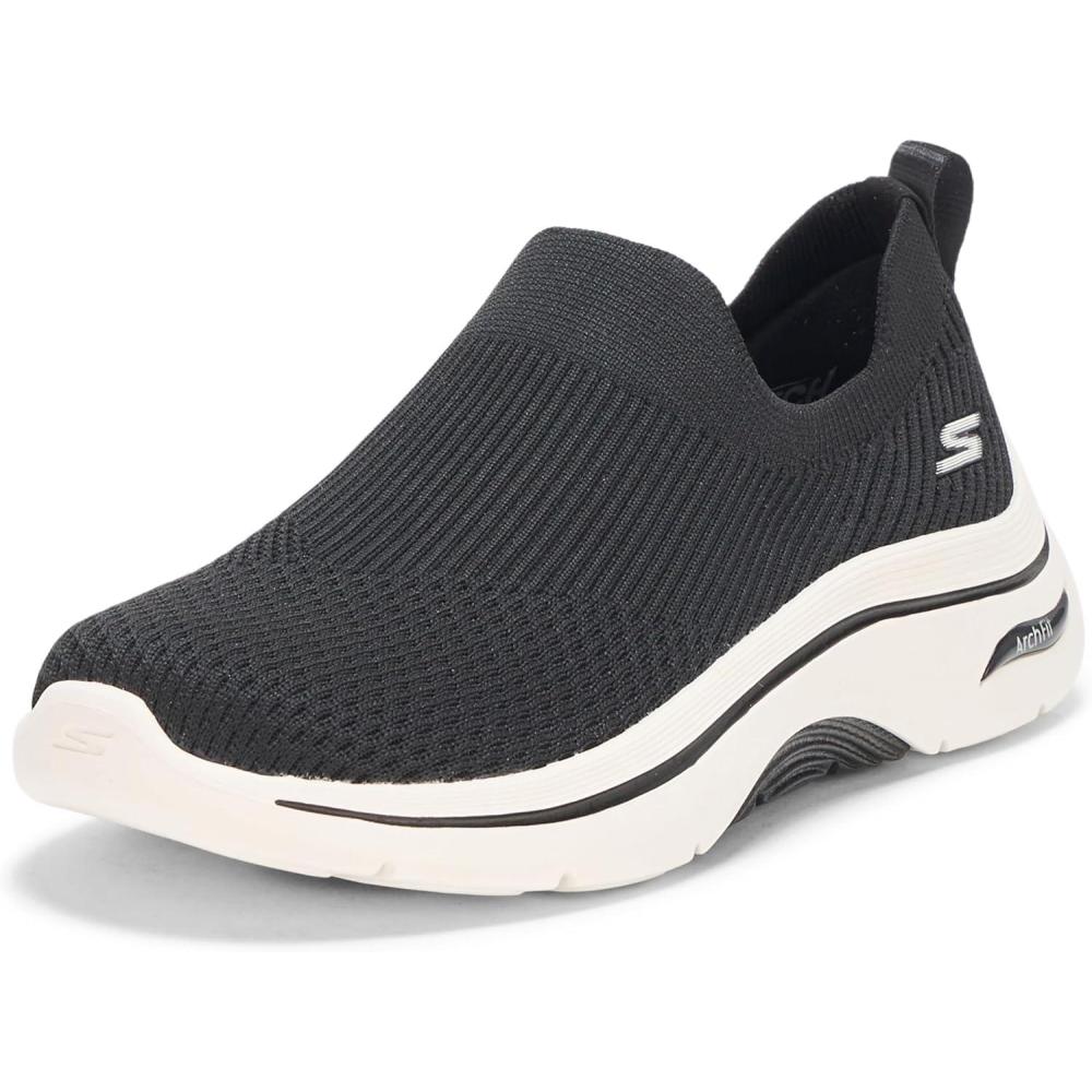 imageSkechers Womens Go Walk Arch Fit 20Paityn SneakerBlackWhite