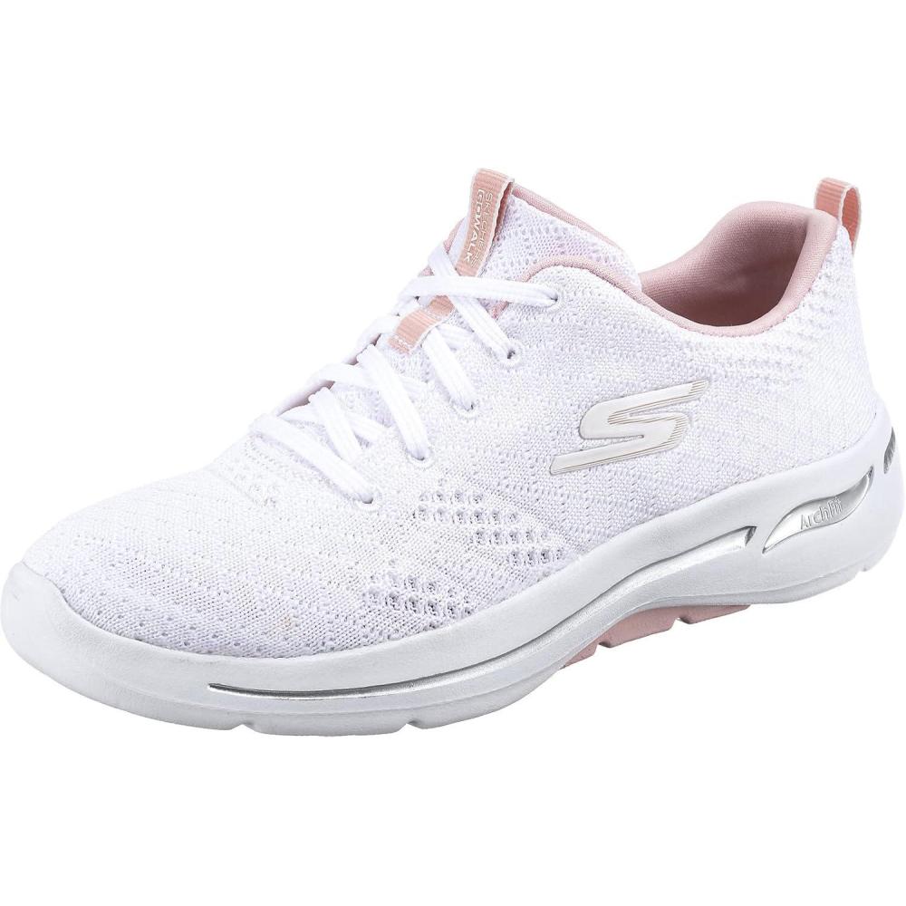 imageSkechers Womens Go Walk Arch Fit Unify SneakerWhiteLight Pink