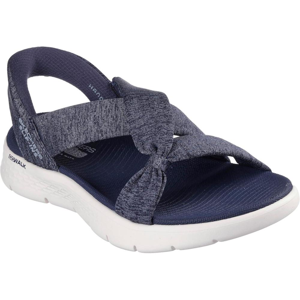 imageSkechers Womens Go Walk Flex SandalPeyton Hands Free Slipins FlatNavy