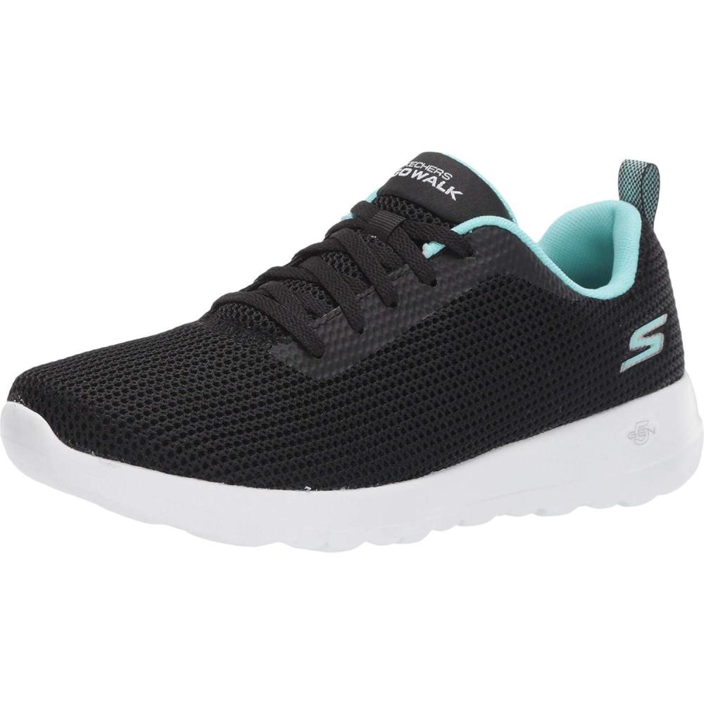 imageSkechers Womens Go Walk Joy Upturn SneakerBlackAqua