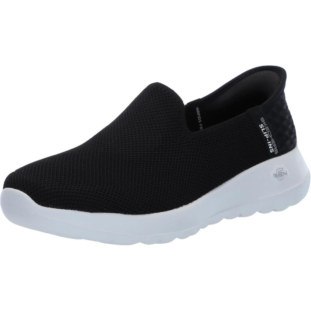 imageSkechers Womens Go Walk Joy Vela Hands Free Slipins SneakerBlackWhite