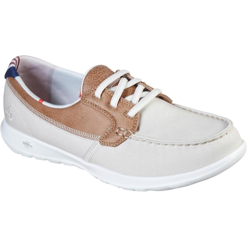 imageSkechers Womens Go Walk Lite Textile Boat ShoeLight Pink