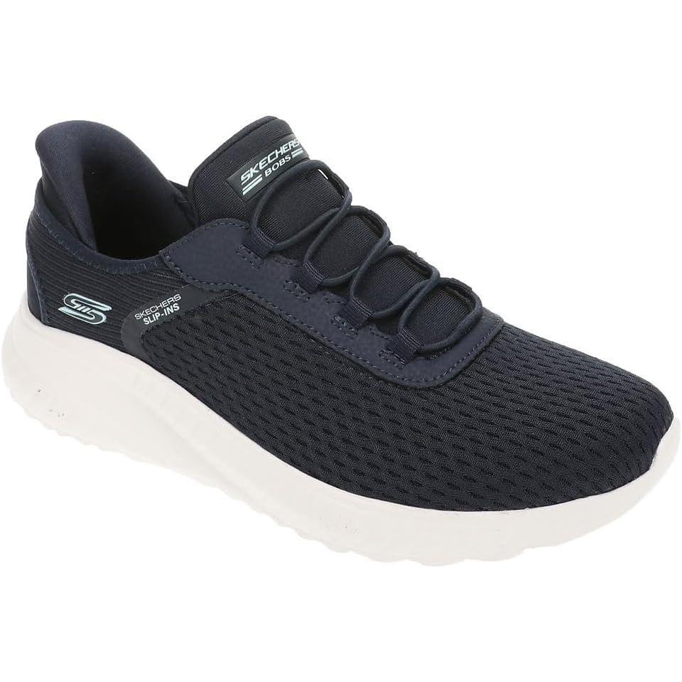 imageSkechers Womens Hands Free SlipIns Bobs Squad Chaosin Color Sneaker NVY 7